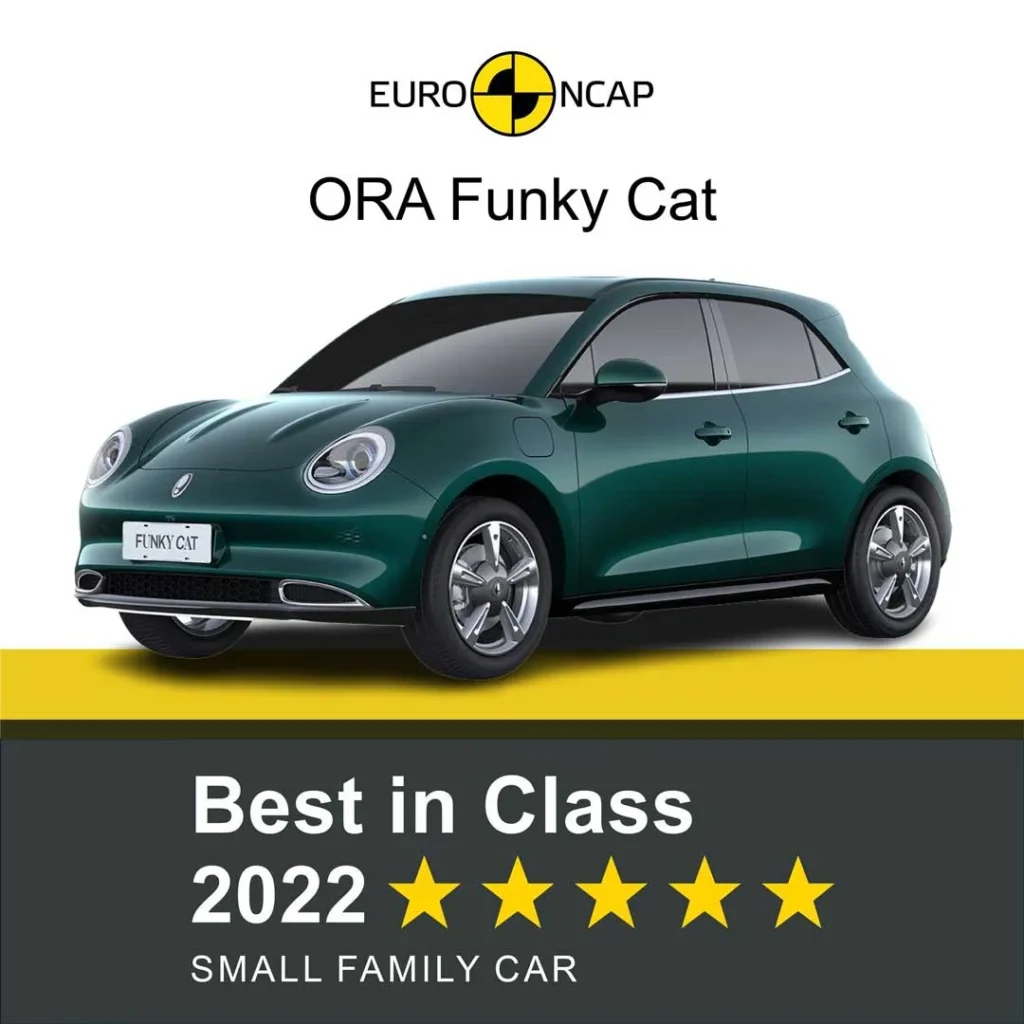 ORA Funky Cat Euro NCAP Best in Class Small Family Car