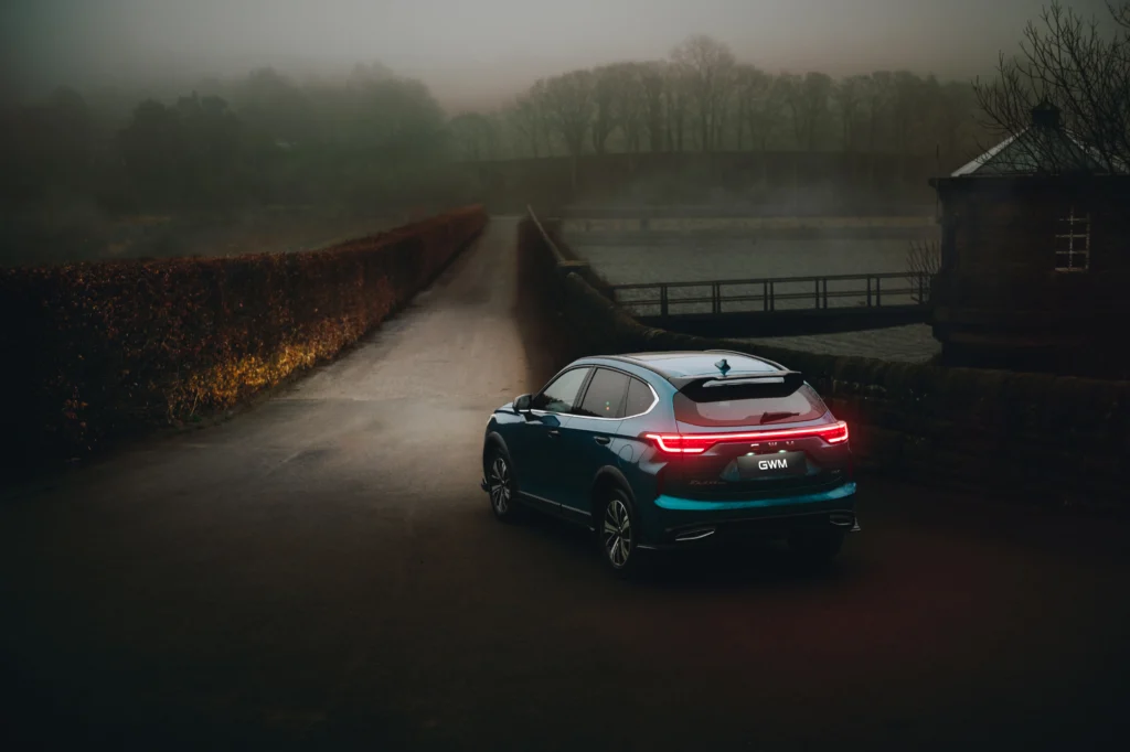 GWM Haval Arctic Blue from the back