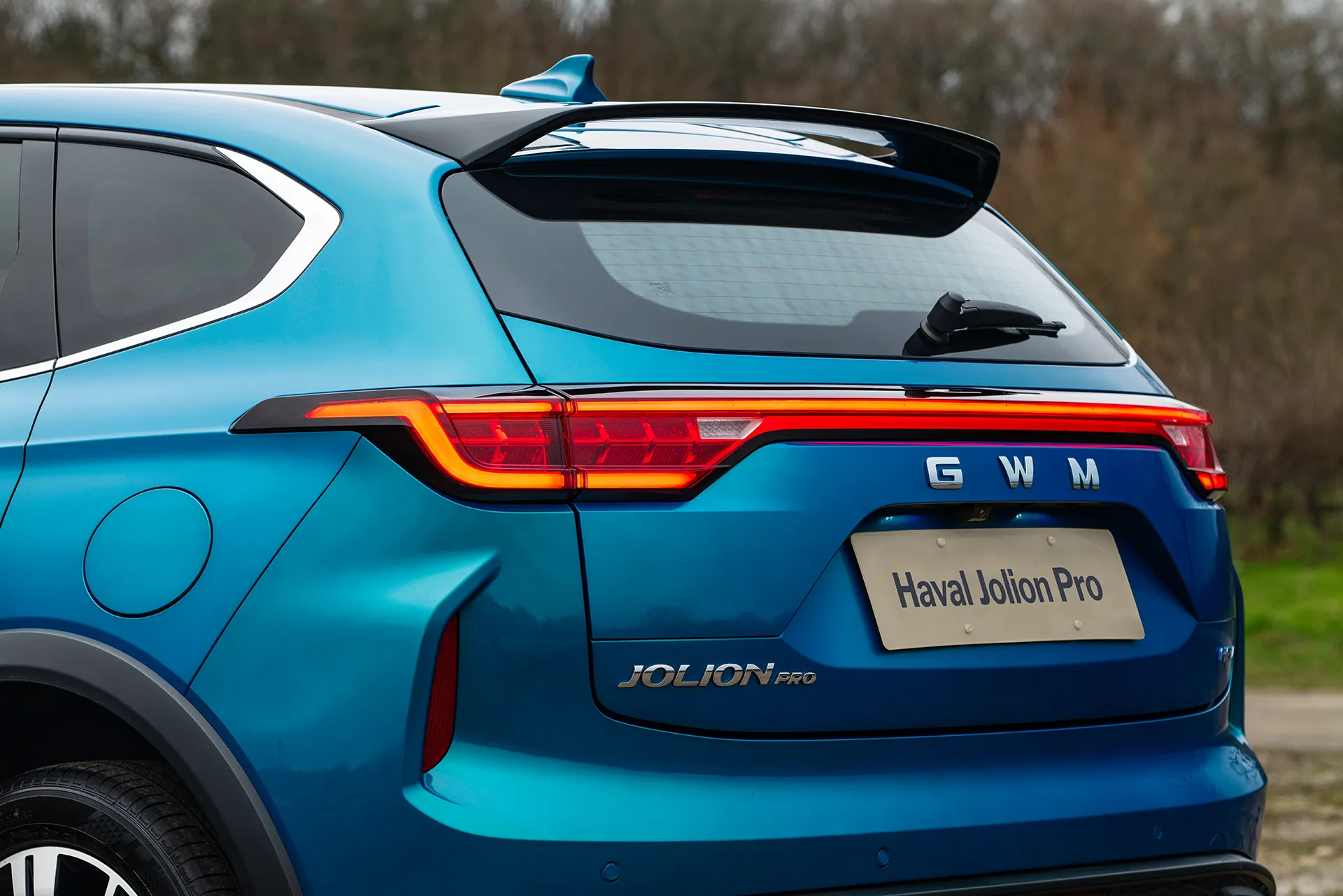 Haval Jolion Pro Arctic Blue rear closeup