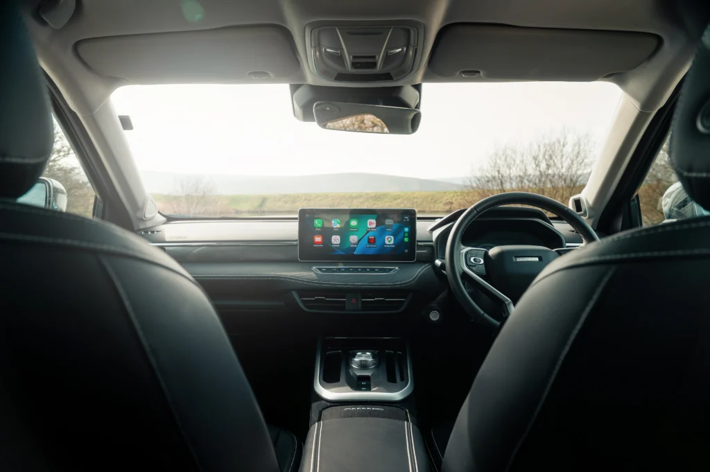 GWM Haval view from backseat