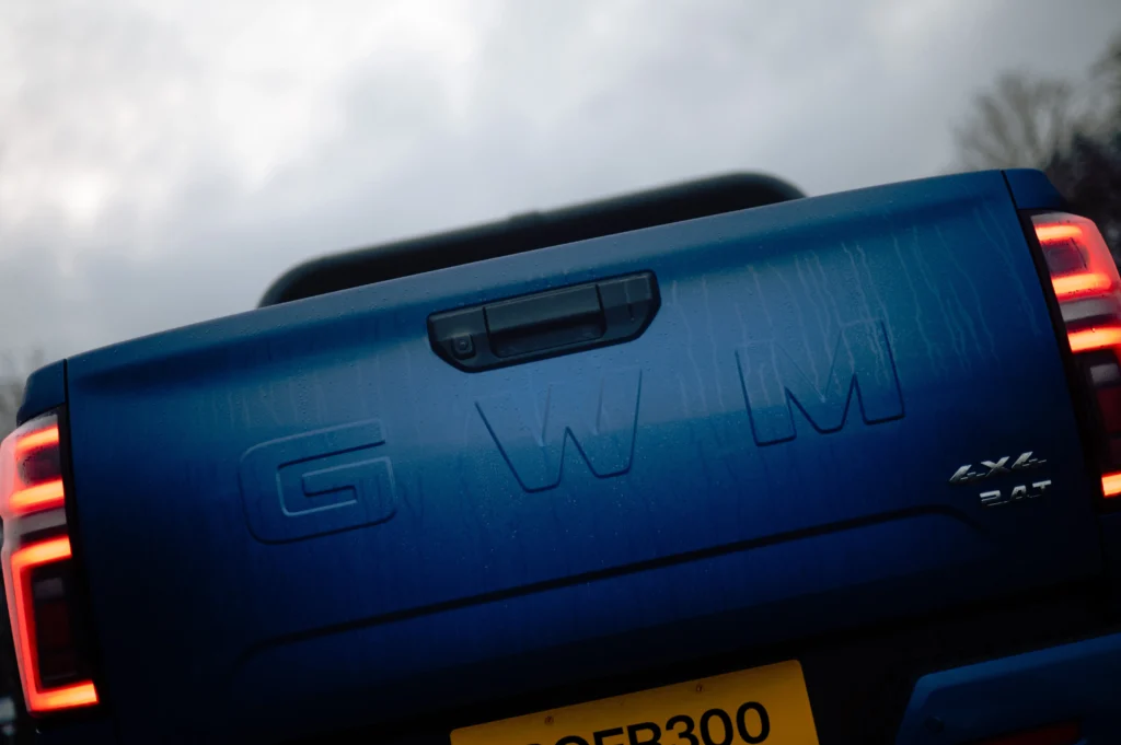 GWM logo on back of POER 300.
